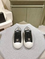 原版开发 高版本 福利 -Chanel 小香C家 2025 厚底熊猫鞋 板鞋-专柜爆火超难抢的一款松糕底小白鞋 球鞋 休闲鞋原版购入开发 开模大底 材料一比一定