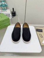 出厂布面 皮面+10、 GUCCI古驰24秋冬新款老花男士乐福鞋小皮鞋 专柜同步发售，意大利进口原版小牛皮，牛皮内里， 凸显高端 贵气 档次 做工考究，鞋底：原