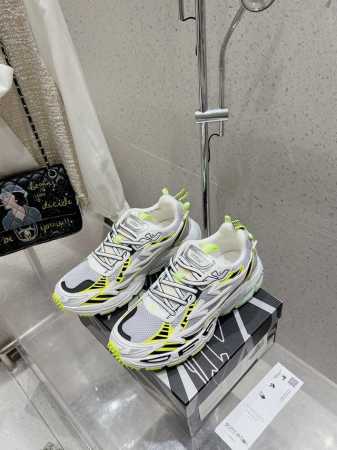 Off-White 2024Ss新款 Be Rightback系列情侣款复古厚底网面拼色跑鞋休闲运动鞋 顶级版本原版购入开发做货 面料：原版进口科技面料+网面 - 点击图像关闭