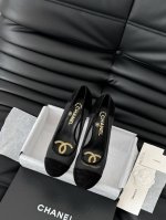 Chanel 25C新款玛丽珍系列 全系列做齐 高品质跑量价 鞋面内里羊皮 真皮大底 原版开模后跟 高度8Cm Size:35-39 其他码数定
