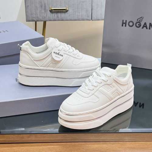 顶级版本 定做颜色不退不换 HOGAN度假系列新款现货发售 松糕厚底内增高运动鞋 都市新潮休闲风 各明星 博主推荐 时尚百搭风格百变！原版楦型 原版大底一比一为