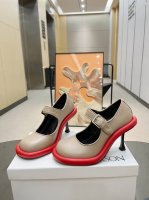 JW Anderson [ ] 2024新款皮质玛丽珍高跟鞋已上线 ISN博主都在入手的Bumper 全新系列鞋履前卫蔓延、撞色圆形边饰为经典注入摩登基因 、探