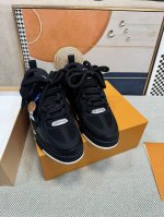 面包鞋 升级版 LV-路易-威登 PK市场一切版本 情侣款 走秀新款 篮球板鞋 代购品质 原版1：1开发复刻！！上脚非常舒适 做工精细 鞋面由意大利进口小牛皮拼