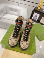 Gucci秋冬短靴终于来了 专柜同步 秋冬必备的单品专柜已经全线断码 独家买版一比一开模出货码数：35-40 41.42定做不退换