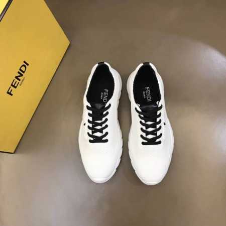 Fend*春夏新款男士休闲运动鞋！小怪兽系列，进口牛皮材质搭配高科技高密度飞织布面，运动网眼面料内里，透气吸汗舒适，升级tpu轻便原版大底，百搭时尚单品！38- - 点击图像关闭