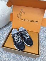 lv 路易威登L家驴牌 Olympia系列 男款10 黑色 Lv 路易威登L家驴牌Olympia系列情侣款 银角大王休闲 运动鞋 跑鞋 本款 Lv Olympi
