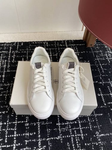 代购级 Brunello Cucinelli 25Ss最新 Bc 系带 休闲鞋 鞋面进口麂皮 内里进口 羊皮里 0.5Mm圆形冲孔设计 透气不闷脚 独家开模Tp