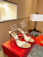 出厂 Rene Caovilla 芮妮 乔薇拉 Rc 蛇型缠绕爆红仙女凉鞋系列，魅惑华丽的顶级硬货，是每个女人的Dream Shoes缠绕在脚裸的蛇形装饰让您的