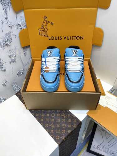 工厂价P： 西部牛仔 男鞋 LV TARINE路易威登x Tyler 联名款 驴牌 L家 压花 情侣款 休闲 运动鞋 滑板鞋 原版购入开发 路易威登 x Tyl