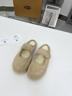 出厂 2025最火爆Ugg羊皮里玛丽珍 懒人小平底3色. 二代 拖鞋 长期主义松弛感拿捏 牛反绒搭配澳洲美利奴羊皮 质感超棒 穿脱很随意， Size：35-40
