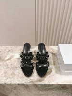 升级版 巴黎世家 Balenca*A 新款五金钻扣单鞋系列 这款鞋型是淑女尖头单鞋上脚美爆又百搭 Ins爆款 原版购入开模 定制鞋面原版牛皮私膜定制钻扣五金扣