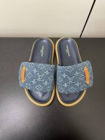 louis Vuitton 路易威登 Lv专柜同步25Ss夏季新款拖鞋 牛仔丹宁款 慵懒感穿搭Bi备 开始期待夏天Denim Girl码住，实用，百搭，又好穿