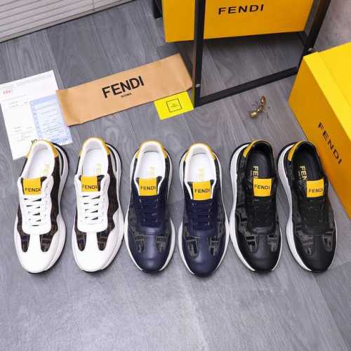 商品商标：Fendi 芬迪 休闲鞋 正码码数: 38-44 45定做不退换 商品材料：精选 牛皮拼接透气织布鞋面 皮内里 橡胶大底