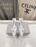 高版本出厂 Jimmy Choo*｜Jc 吉米周2025Ss新款简约尖头高跟鞋凉鞋 原版套楦，完美的线条，简约大气上脚显气质粗跟舒适百搭，还能拉长双腿显高显瘦显