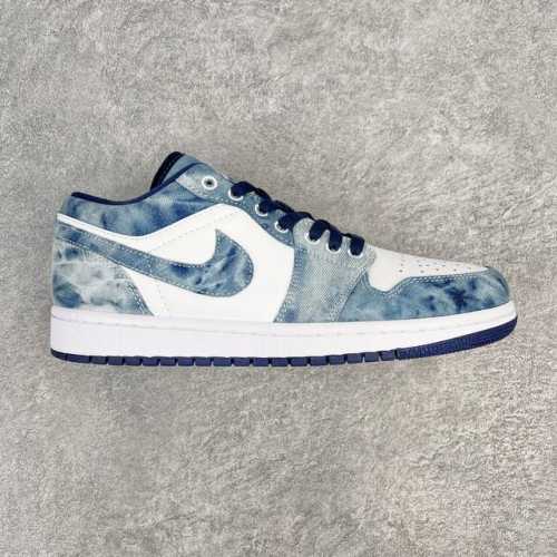 超强福利160 #Ry超级性价比 Air Jordan Aj1 Low 低帮 水洗丹宁 Cz8455-100 全新流水线出品 Dt版本唯一平替选择 市场第二梯队