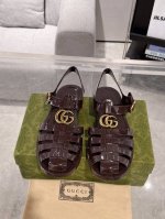 情侣款Gucci 25Ss 春夏最新款 双G果冻凉鞋 专柜购买原版 正品一比一开发 所有细节 材料 全部跟你在专柜买到的都一样 欢迎细节对比 码数:37 44