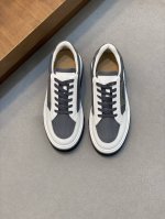 Ferragamo 菲拉格慕 -高端品质 原单 -鞋面：纳帕小牛皮、品牌帆布布匹、鞋身车缝品牌logo -内里：品牌帆布，垫脚；水染牛皮 -大底：Tpr 橡胶发
