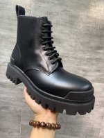 爆顶级版本巴黎世家Balenciaga STRIKE 厚底德比鞋休闲大头鞋，原版大底一比一开模，大底全真走线，非市面上女码大底，面料进口开边珠，垫脚牛皮，里布牛