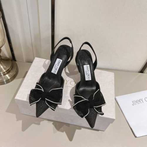 超美晚宴蝴蝶结花头凉鞋 高版本Jimmy Choo 经典不败春夏新品爆款蝴蝶结凉鞋系列单品 -超级A的一款啊！美得让人窒息！bingbing特殊材料花头蝴蝶结设