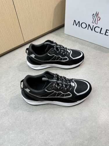 moncler 盟可睐 蒙口 -高端品质 原单休闲运动鞋 -鞋面：纳帕小牛皮、反绒小牛皮、品牌丝光感布匹、夜反光织带、鞋头空压品牌Logo -内里：品牌帆布布匹