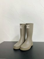 CHANEL 雨靴 Chane* 原版购入 独家高版 rain boots雨靴 无缝版本1:1升级版本 旧的无缝版本已下线 专柜断货王杨幂同款小香风雨靴 各大网