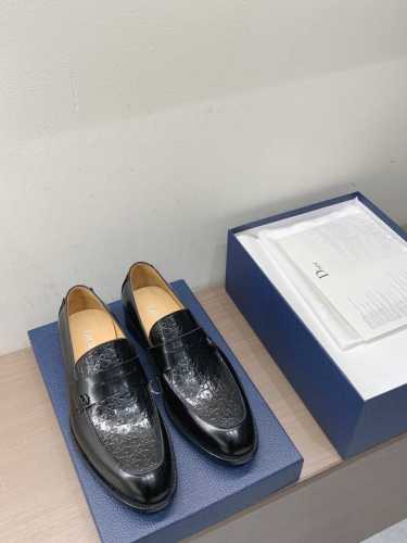 Dior迪奥高端男士精品休闲皮鞋 鞋面经典老花工艺 水染牛皮内里 进口真皮大底 完美细节无可挑剔 标准码38-44 45定做不退不换 现货