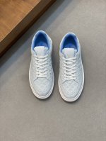 Louis新品男士高端休闲运动鞋｜选用进口头层牛皮｜鞋面立体压纹经典monogram 图案｜原版tpu发泡大底，耐磨舒适｜Monogram 花卉点缀橡胶外底｜头