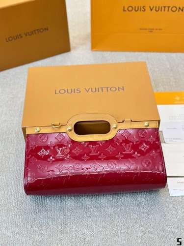 牛皮版本 Lv 漆皮 托特手提包 可手提 斜挎 尺寸33 16Cm