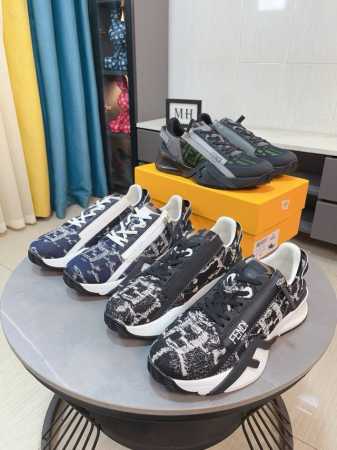 出厂价 Fendi.芬迪 新款 精品休闲鞋 原版高品质鞋面进口牛皮拼接制作 真皮内里加厚乳胶鞋垫版型时尚 动感十足原版芬迪舒适大底 简洁大方运动休闲。码数38- - 点击图像关闭