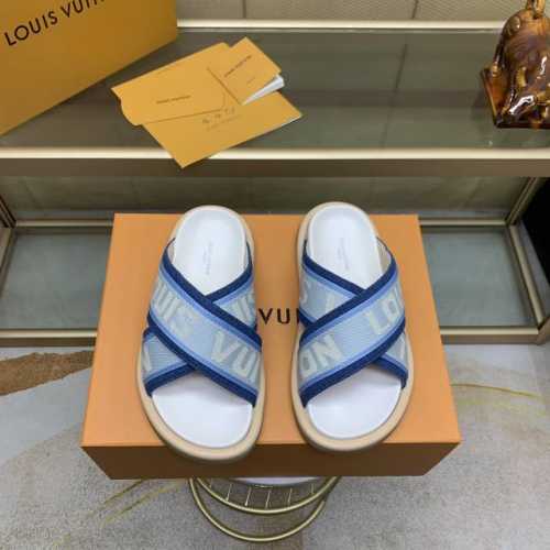 高品质LV专柜同步新款 牌奢品男士拖鞋，休闲宽松舒适型。头层牛皮压花纹上图片必爆款。码数36–46。大量现货