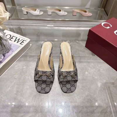 橙子出厂价p gucci 古驰 春夏新款 方头粗跟拖鞋 高跟凉鞋 原版一比一开发 精心调制的鞋楦 面料采用原版质感.进口羊皮面.配原板电渡五金扣 细腻到无可挑剔