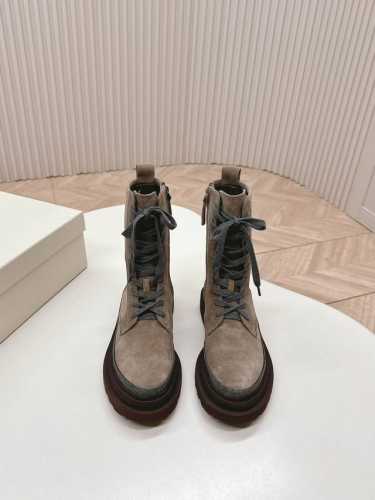 Brunello Cucinelli24秋冬新款BC秋冬靴子系列 马丁靴 BC是意大利知名品牌，品牌独特设计 ，洋气优雅复古又高级高级百搭之王，脚感很好很舒服超