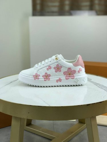 工厂p价p 实价 顶级版本 Louis Vui Tton Ss25 New Arrival～情侣款 L家经典厚底运动鞋2025秋冬新版面 本款Time Out
