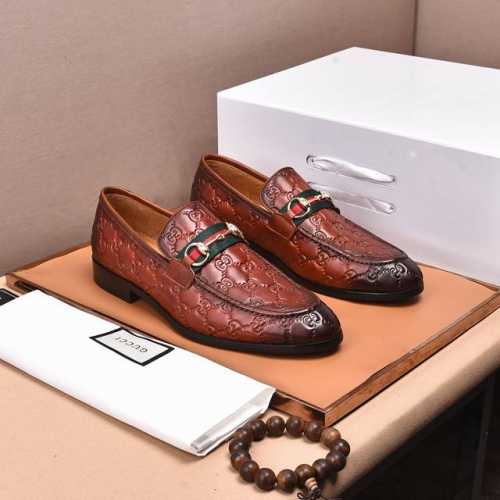 调工厂P价 男装男鞋 运动原单 原版 水染牛里 古驰Gucci 官网款正装鞋 意大利進口牛皮顶级进口水染牛皮内里精细手工制作 原版底，实物拍摄實物更好看 标准码