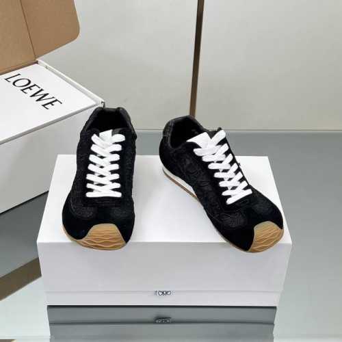 5.1福利价 升级正确版本爆款 Loewe2025要意威 Ballet Runner 系列芭蕾运动鞋！！罗意威 Ballet Runner升级 2.0宽宽的不对