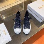 冲量价: Dior 迪奥 秋冬新款Walk‘N厚底绑带休闲滑板鞋 Cd字母Logo织带暗花梭织拼色帆布忙侣款运动鞋 市面顶级高端版本 材质:原版进口环保梭织鞋面