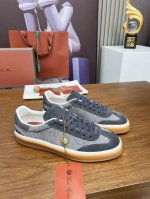 实价： 代购级，高版本 意大利 Loro Piana 诺悠翩雅Tennis Walk系列 Lp情侣款德训鞋 休闲 运动鞋 板鞋 原版购入开发 做货 这款新款绒面