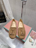 出厂 Loro Piana* Lp诺悠翩雅新款流苏豆豆鞋一脚蹬乐福鞋 简约时尚 脚感超级舒适 一天可以暴走两万步的鞋子 超级百搭款！ 鞋面采用独特针织面料制作工