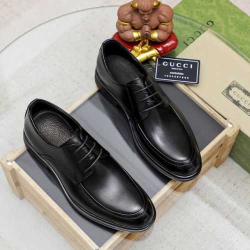 工厂p价 古驰 Gucci 官网男士商务正装皮鞋更新香港专柜同步新款完全一比一复刻出货专柜品质零差距0外均采用进口牛皮配原版五金扣皮内里制作 色 配码 38-4