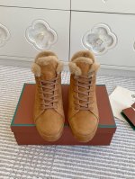 批低帮340 高帮 男款20 Loro Piana Lp新款羊毛运动鞋低帮 高帮休闲板鞋 舒适百搭自带慵懒的高级感明星、时尚博主的私服街拍神器 材质：对版甄选羊