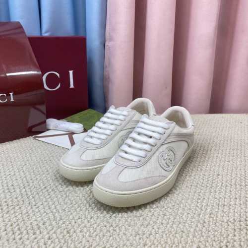 24SS春夏新品当季爆款 Gucci复古G74德训鞋 刘宪华同款 满满的复古感，七彩撞色 白皮 =全粒面进口小牛+进口混种羊皮 白色 =白色特殊棉网+进口高丝光