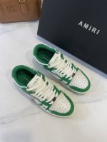 AMIRI Skel Top 新款埃米尔骨头鞋系列，人气超高的高街品牌，陈伟霆、檀健次、王一博、杨幂同款，众多明星网红都在穿，双层皮质叠加很有高级感，手工雕刻骨