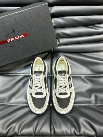 Prada 普拉达 -高端品质 原单,鞋身空压品牌logo，大底：超轻tpu发泡 橡胶；双色成型大底,超高品控 做工精细：凸显 高端 贵气 档次 38-44 4 - 点击图像关闭