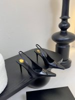 saint laurent 25ss ysl 尖头后空高跟鞋单鞋上脚特别稳，超跟脚，放心入！鞋跟是重新开模定制的，独家的鞋跟，高度与正品一致区别各种不对版！高级