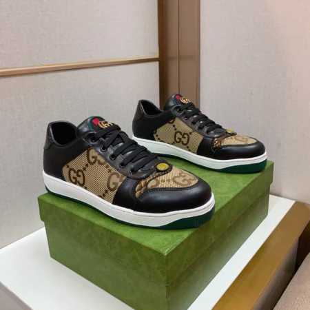 工厂价 G家* 休闲新品上市 鞋面采用牛皮配印花面料舒适羊皮内里，橡胶耐磨大底，鞋型饱满，立体感十足时尚、新颖标准码数：38-44。两色可选。 - 点击图像关闭