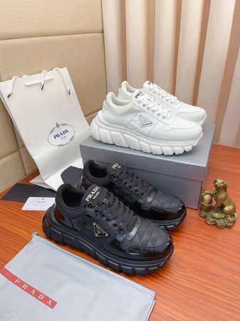 实价： 高品质新款prada 普拉达 专柜同步上市， 新款男鞋、进口牛皮内里。高端气垫开模防滑橡胶大底，精美线条、简约大气，上脚舒服上挡次、休闲旅游。码数:38 - 点击图像关闭