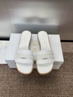 工厂价 迪奥 Dior 2025 春夏新款 DWAY 平底一字拖拼色女鞋 CD字母logo立体刺绣圆柱跟凉鞋 方头粗跟果冻色露趾拖鞋 原版开发市面顶级版本材质: