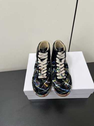 涂鸦 男款 Maison Margiela tibi mm6经典德训鞋高帮版无敌好看，唯一对版 细品多双正品代购回来1比1出模开发！鞋面:牛皮麂皮内里:进口小羊