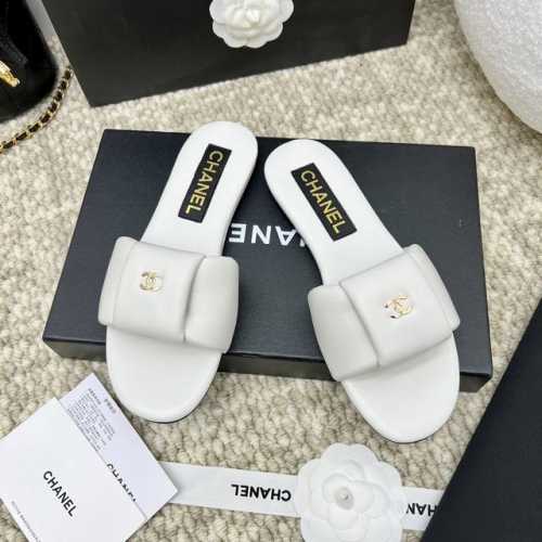 出厂 顶级版本 Chane*小香 25新品超软羊皮 面包平底拖鞋原版五金扣饰上脚超舒服 鞋面：混种羊皮 垫脚：内里羊皮 大底：意大利进口真皮大底 Size:35