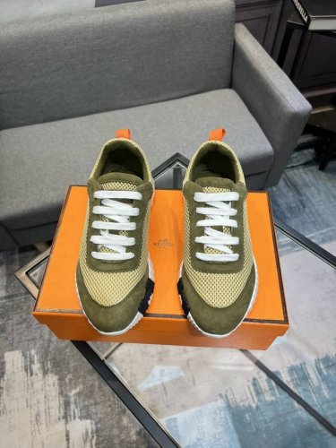 独家实拍 顶级版本 Hermes 24Ss Fe New Arrival~秋冬新款 Bouncing 情侣运动鞋 爱马仕最舒服的鞋没有之一 上脚特轻又巨好看 逛